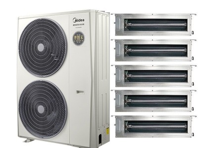 美的中央空調8匹224一拖七三相電多聯(lián)機理想家三代風管機大戶型